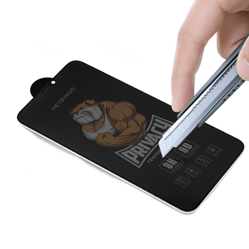 3D Privacy Temper Glass Screen Protector OEM Anti Shock Anti Explosion