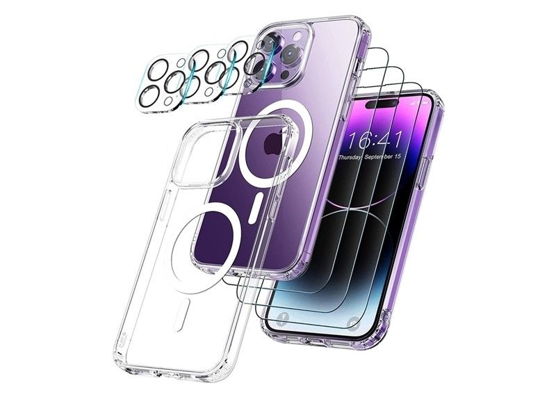 5 In 1 2.5D Transparent Screen Guard For Iphone 14