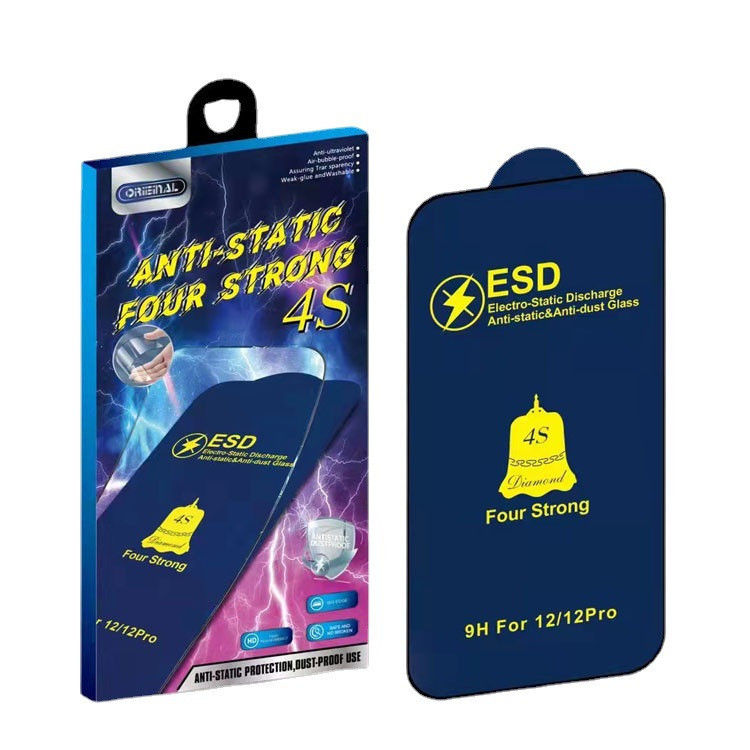 Shock Proof Esd Anti Static Anti Dust 3d Glass Protector For Iphone 12 13 Pro Max